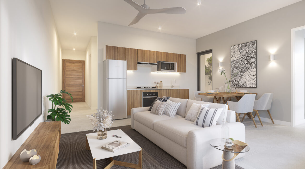 ONE & TWO BEDROOM LIVING