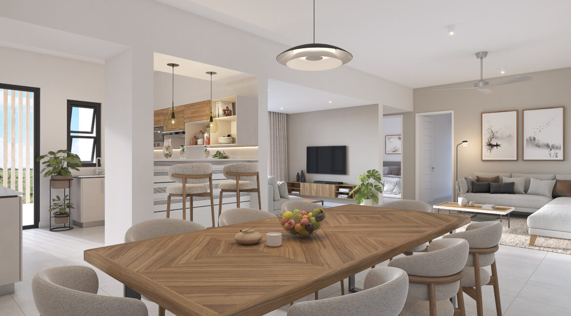 THREE BEDROOM LIVING